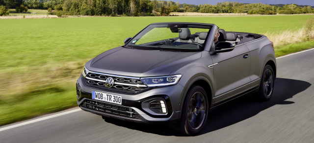 Nur 999 Exemplare in Mattlackierung: VW T-Roc Cabrio als Sondermodell „Edition grey“