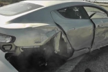 VIDEO: Aston Martin Rapide Crash des Surfboard Designer Roberto Ricci: Ohne ESP ab in die Leitplanke