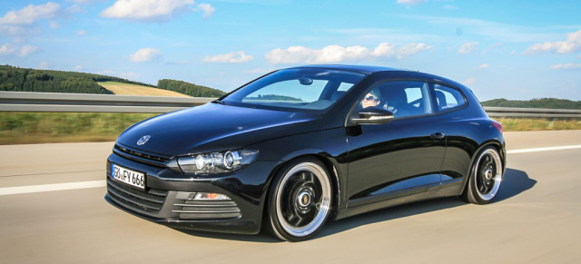 Black Spirit  2010er VW Scirocco-Tuning: OEM+ dank 19 Zoll BBS Super RS