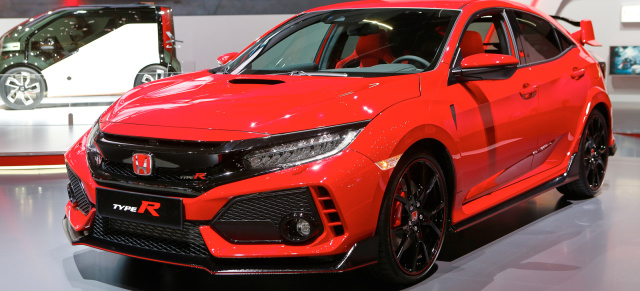 Genf 2017 - Das Katana zwischen den Kotflügeln: Honda Civic Type-R zieht mit 320 PS davon