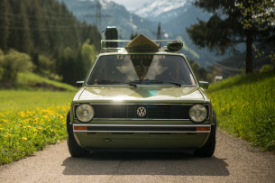 Alles aus einer Hand: Vom Umbau bis zu den Fotos machte Tobi Zotz an diesem VW Golf alles selbst