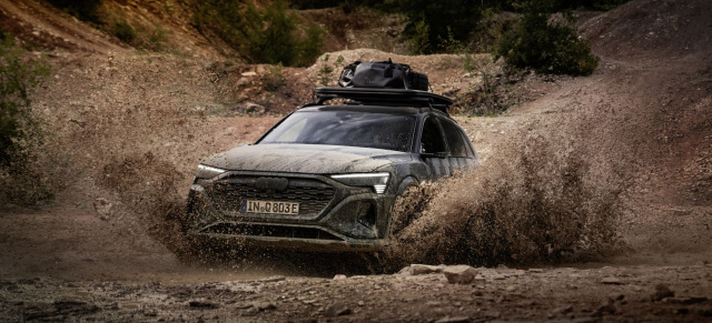 E-Auto auf Abwegen: Unterwegs im neuen 2024er Audi Q8 e-tron Edition Dakar