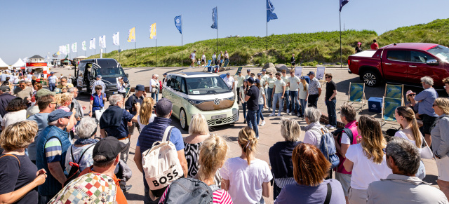 Azubi-Projekt 2024: VW Nutzfahrzeuge und VWN zeigen ID. Buzz Green auf Sylt