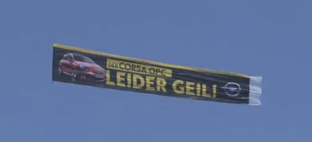 Opel-Werbung beim GTI-Treffen am Wörthersee: Mutiger Luftangriff aus Rüsselsheim