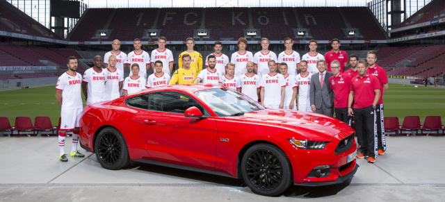 1. FC Köln und Ford setzen Partnerschaft fort: Ford bleibt 2015 / 16 in der ersten Bundesliga 