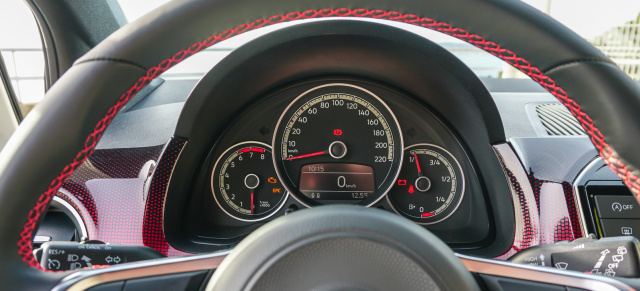 Tacho-Video & GTI-Sound: Beschleunigung im VW up! GTI von 0-100 km/h