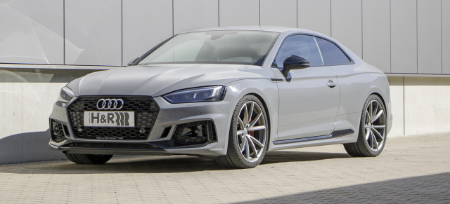 Gänsehaut-Feeling und maximaler Fahrspaß: H&R Sportfedern für den Audi RS5 (2018)