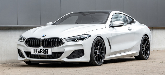 Entwicklungstransfer aus dem Rennsport: H&R Sportfedern für den BMW 840d (Modell G15)