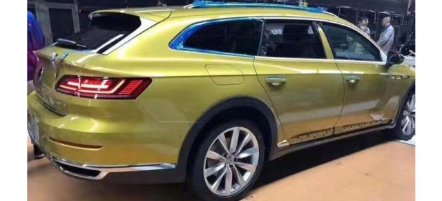 Vom Coupé zum Crossover-Kombi: LEAK: Erste Bilder vom VW Arteon Shooting Brake