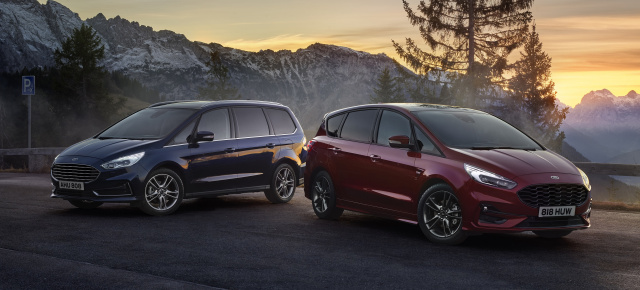 Hybrid-Version des Ford S-Max und Galaxy: Nun auch mit E-Motor