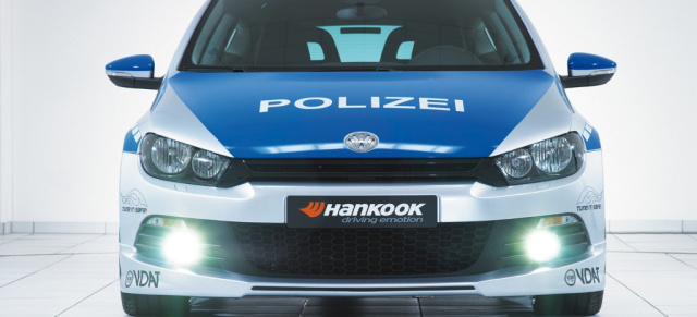 Achtung, Baby: Polizei-Scirocco!: Tune it safe-VW Scirocco