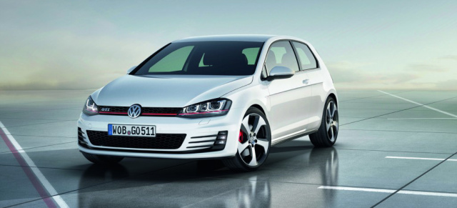 VW Golf 7 GTI (2013) - Die ersten Fotos!: Volkswagen gibt beim neuen Golf richtig Vollgas