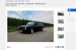 Der teuerste Golf: VW Golf Limited für 110.000 Euro bei eBay Kleinanzeigen