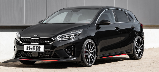 Asien Update: H&R Sportfedern für den Kia Ceed GT