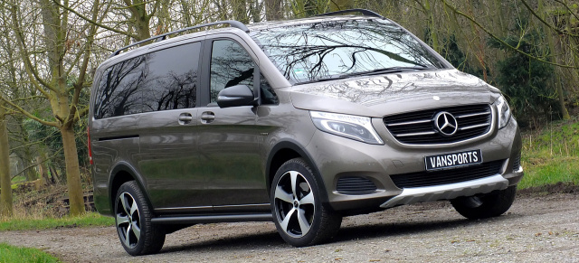 VANSPORTS by Hartmann Tuning präsentiert den VP-GraVity: Mercedes V-Klasse im SUV-Look