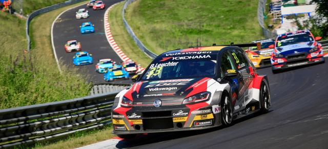 Tourenwagen Weltcup WTCR auf dem Nürburgring: Heimsieg für Benny Leuchter und Volkswagen Motorsport