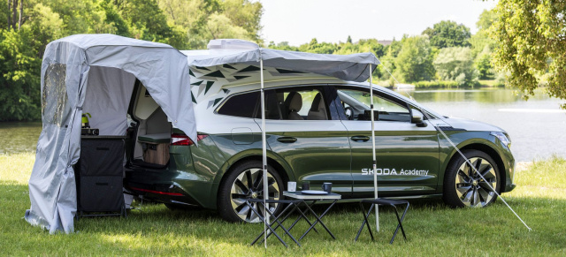 Neues Skoda Azubi-Projekt 2023: Skoda Roadiaq – Ein Enyaq für Camper