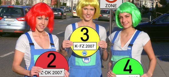 Neue Umweltzonen: Am 1. Oktober im Ruhrgebiet, München und Frankfurt nur mit Umweltplakette