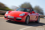 Aufgefrischt: Porsche stellt neuen Boxster vor: Gelungene Modellpflege: Porsche-Mittelmotor-Sportwagen mit neuen, sparsamen Triebwerken
