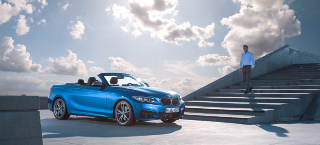 Nach oben offen  Das BMW 2er Cabrio (2015): Der 2er BMW legt sein Dach ab