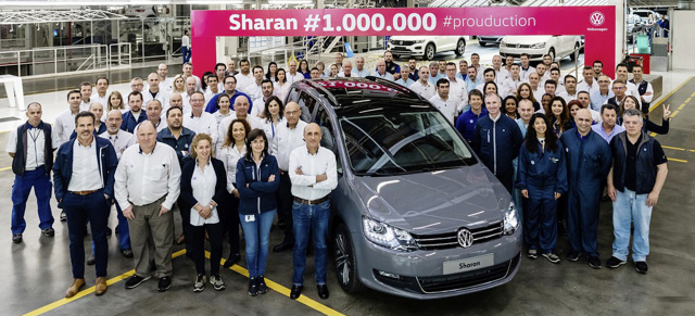 Produktionsjubiläum für den VW Sharan: Der Sharan ist Millionär