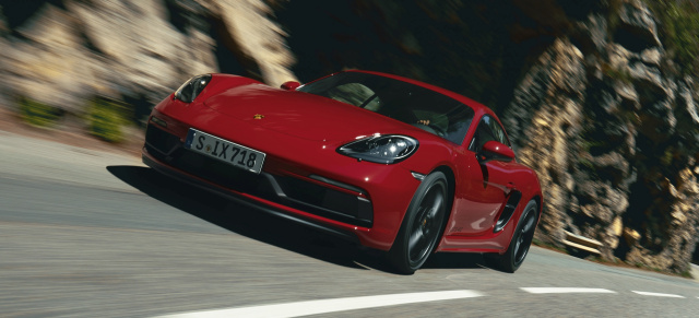 6-Zylinder für den Porsche 718: Porsche Cayman und Boxster werden zum GTS 4.0