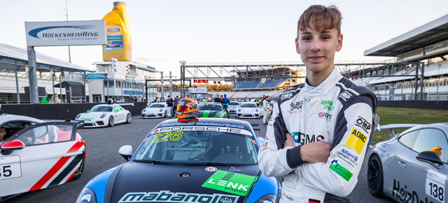 Nachwuchstalent mit fulminantem Einstieg: Doppelsieg im Porsche für Finn Gehrsitz im allerersten Autorennen