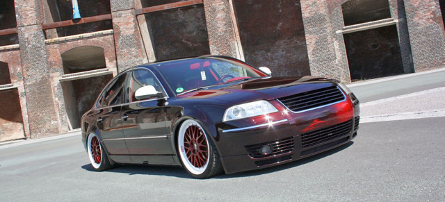 Nicht am Lack lecken!  scharfes VW Passat 3BG-Tuning: Einer der schärfsten VW Passat 3BG überhaupt und Teilnehmer des HELLA Show & Shine Award 2010