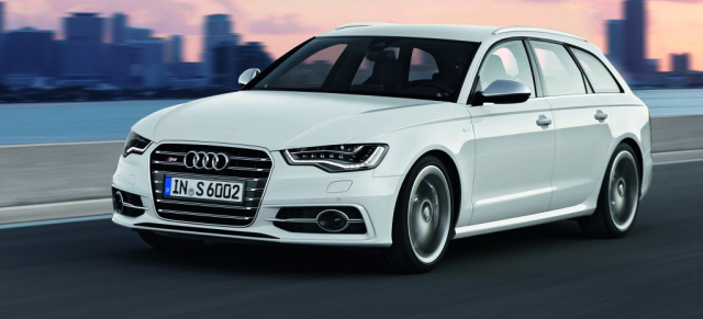 Weltpremiere zur IAA 2011: Die neuen Audi S-Modelle, unter anderem der Audi S6 und S6 Avant: Die High-Performance-Modelle S6, S7 Sportback und S8 mit neuem 4,0 Liter-V8-Motor