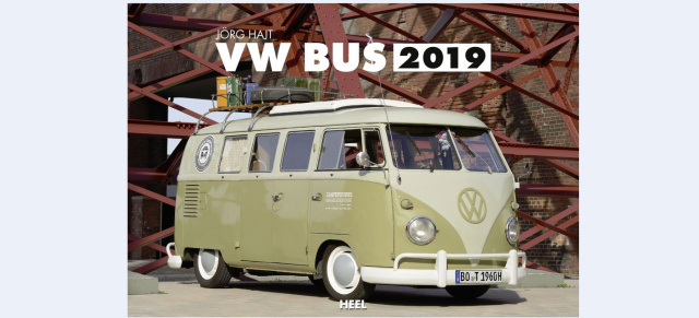 Türchen Nr. 2 | VAU-MAX Adventskalender 2018: 2 x 1 Heel-Wandkalender 2019 zum VW Bulli