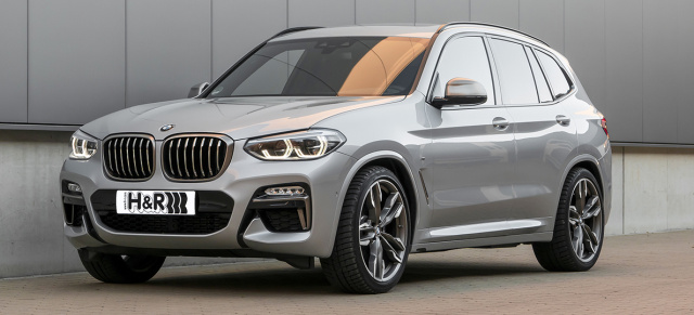 Mission Dynamik:: H&R Sportfedern für den neuen BMW X3 M40d xdrive