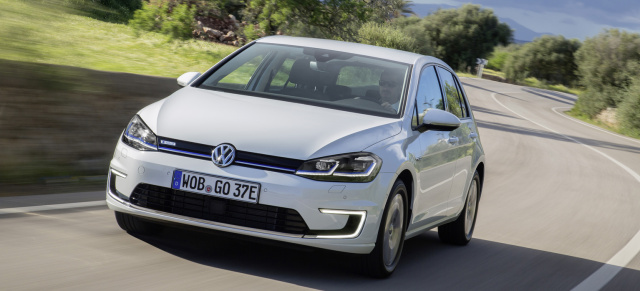 Satter Rabatt auf den e-Golf: VW senkt den e-Golf Preis um 4.000 Euro