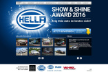Jetzt bewerben und beim großen Finale auf der Essen Motor Show dabei sein! : Der HELLA SHOW & SHINE AWARD 2016