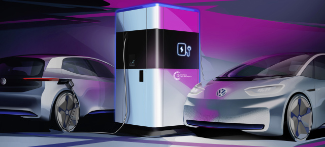 Volkswagen baut mobile Schnellladesäule: Die Powerbank fürs E-Auto