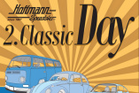 2. Hoffmann Speedster Classic Day 2022, 9. Juli, Hattingen: Werbemittel für den Hoffmann Speedster Classic Day in Hattingen