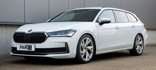 Einfach Superb: H&R Fahrwerks-Upgrade für die aktuellen Skoda Suberb-Modelle (ab 2023)