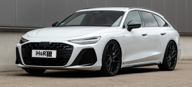 Business-Lifestyle-Family: Der neue Audi A6 Avant mit H&R Tieferlegungsfedern (ab Baujahr 2025)