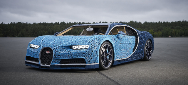 VDIEO! 1 Million Steine! Mehr LEGO geht nicht : LEGO Technic Bugatti Chiron im Maßstab 1:1