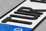 Türchen Nr. 20 | VAU-MAX Adventskalender 2018: 1 Satz 3D-Kunststoff-Nummernschild nach Wahl von Kennzeichenheld.de