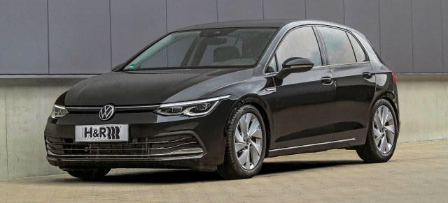 Tieferlegung für den VW Golf 8 - „R“furchtsvoll dynamisch: H&R Sportfedern für den neuen VW Golf VIII