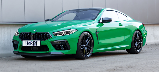 The Green Machine: H&R Sportfedern für BMW M8 Coupe