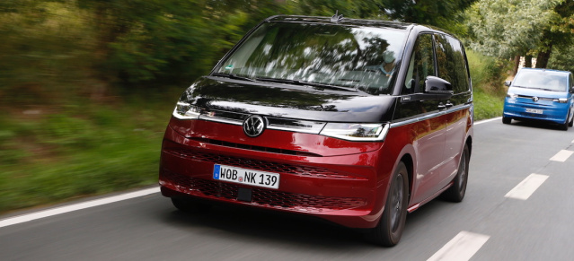 Reicht der VW T7 als Plug-In-Hybrid?: Neue Infos und erste Fahrt im VW T7 Multivan