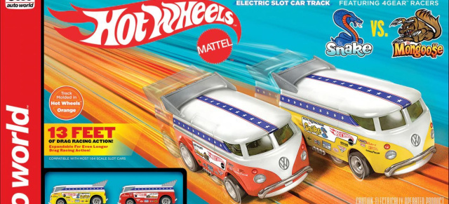 AW Autoworld Hot Wheels Limited Edition Slotracing Set: Bulli gegen Bulli: Snake vs. Mongoose