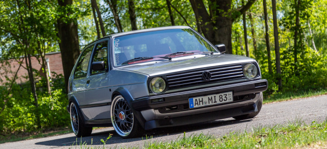 Echt edel und elegant: 2,8-Liter VR6 Umbau im 1983er VW Golf 2 CL