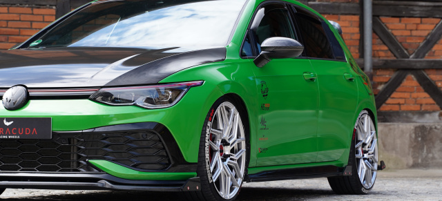 Giftgrüner Hot Hatch: Golf GTI Clubsport mit Bodykit, Barracuda Dragoons und Co