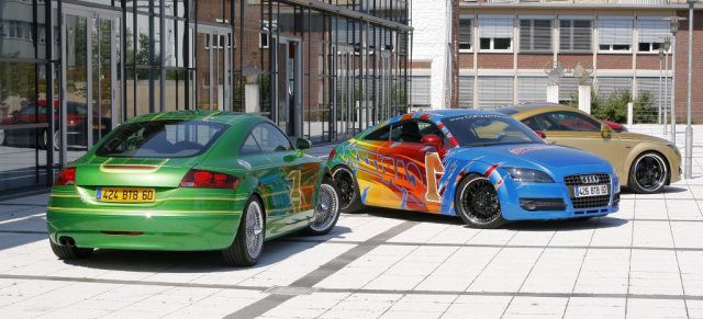 Echt CARIZZMA-tisch: Audi TT Tuning by BASF: BASF bekennt Farbe: Audi TT Quartett