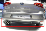 Originaler VW Golf 7 Diffusor als Nachrüstung: Sportlicher Look am Heck für den Golf 7 zum Nachrüsten