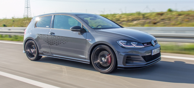 Schon Jetzt Ein Sammlerstuck Der Golf Gti Tcr Unterwegs