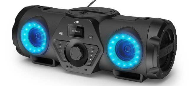 Premiere auf der Essen Motor Show 2019: Neue klangstarke JVC Boomblaster mit Bluetooth-Audiostreaming, 60-Watt-Power und DAB+ Radioempfang