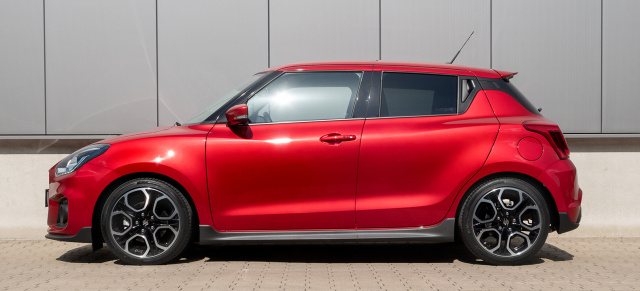 Fahrwerksbooster für den Sportzwerg: H&R Sportfedern für den Suzuki Swift Sport Hybrid